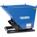 Global Industrial 1/2 Cu. Yd Self-Dumping Forklift Hopper With Bump Release, 6000 Lb. Cap. 989023